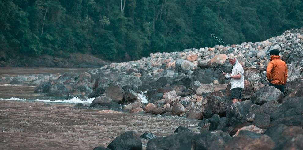 Fly Fishing at Pangbang Bhutan