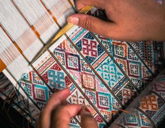 Traditional textile weaving center at Khoma Village in Lhuntse Eastern Bhutan