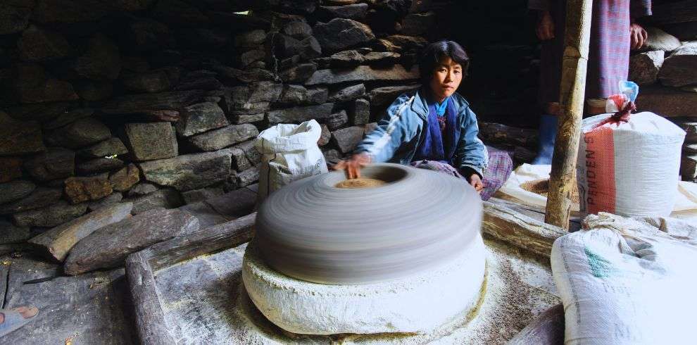 Authentic and Typical village life in Bhutan