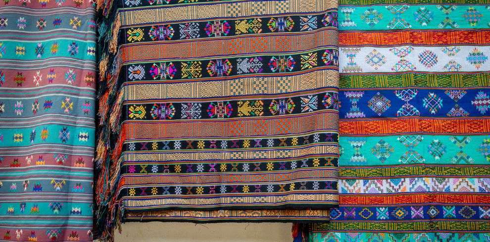 Intricate traditional Hand woven Kira Bhutanese women atire