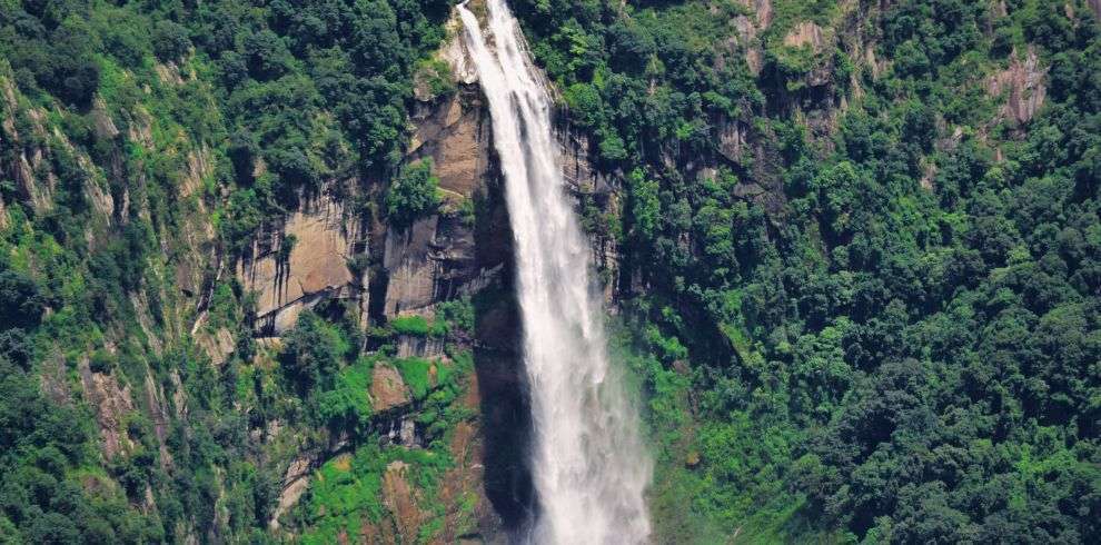 Gorgeous waterfall in Bhutan