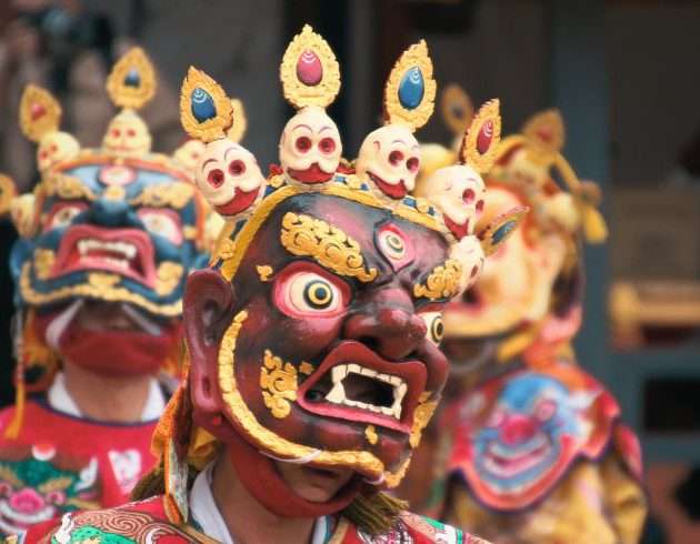 Abloom Springtime-PARO FESTIVAL in Paro Bhutan