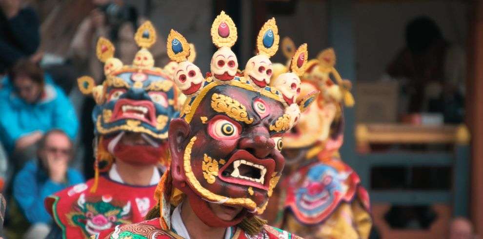 Abloom Springtime-PARO FESTIVAL in Paro Bhutan