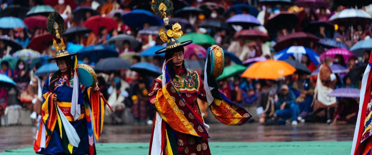 Sacred dance in Festival in Bhutan