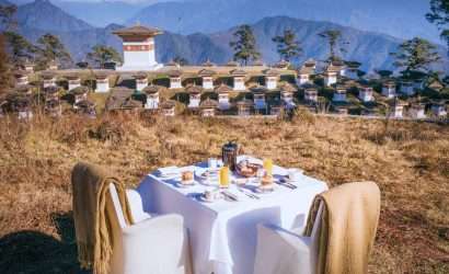 Dochula Mountain pass in Bhutan